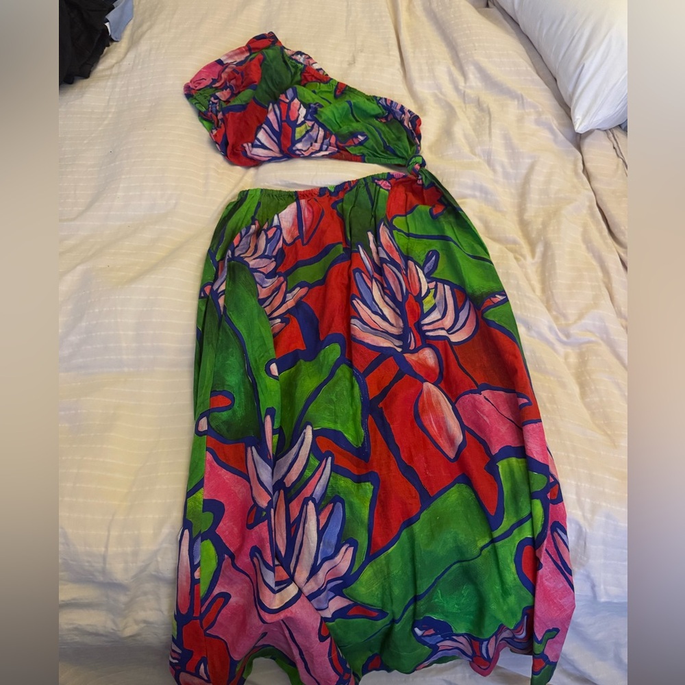FARM Rio Multicolor top + skirt set